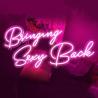 Buy cheap Acrylic Wall Mounted Neon Light Happy Birthday Sign Low Consumption from wholesalers