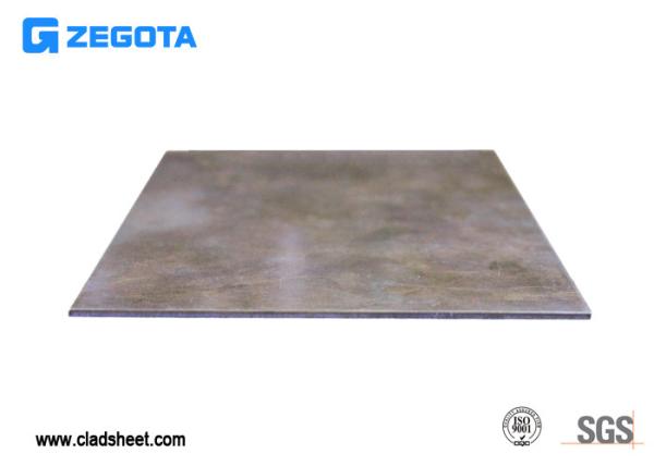 Buy cheap Gold Rosy Stainless Steel Ultra Thin CNAS Copper Clad Steel Sheet from wholesalers