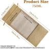 Buy cheap Burlap Wine Bags With Sheer Window, Hessian Cloth Bottle Gift Bags With Drawstring For Christmas Holiday Wedding Party from wholesalers