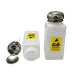Antistatic ESD White Bottle 200ml Chemical Alcohol Solvent Dispenser Plastic