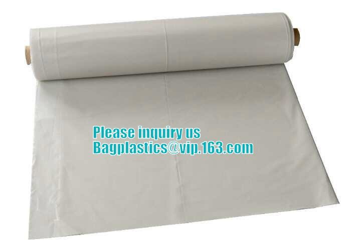 Asbestos Removal, disposable plastic yellow poly asbestos warning printed burial bags, Asbestos clear plastic packing ju