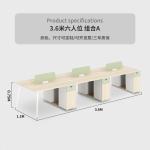 Gridlock Employee Workstation Office Set in Modern Design for Hospital