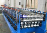 Hydraulic Double Layer Roll Forming Machine , Colored Roofing Sheet Making