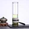 Buy cheap 280ml Leak Proof Borosilicate Glass Tea Bottles Drinking With Lids from wholesalers