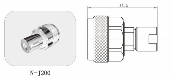 Nickel Plated N Type RF Connector ≥500MΩ Insulation Resistance RoHS Assured