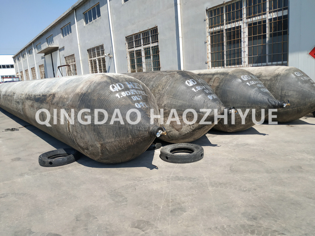 4-10 Layer Ship Launching Rubber Airbag , 0.05mpa Barge Launching Airbags