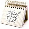 Buy cheap Colourful Offset Printing Desktop Calendar 250gsm-400gsm Kraft Paper Desk Calendar from wholesalers