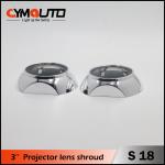 Xenon Projector Shroud 3 Inch LED HID Headlight Covers For Car