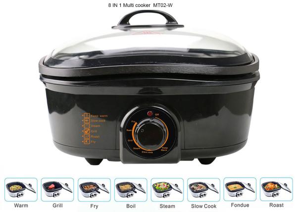 Quality 5 Liter Electric Multi Cooker , Power Pot Pressure Cooker 1200-1400W Overheat Protection for sale