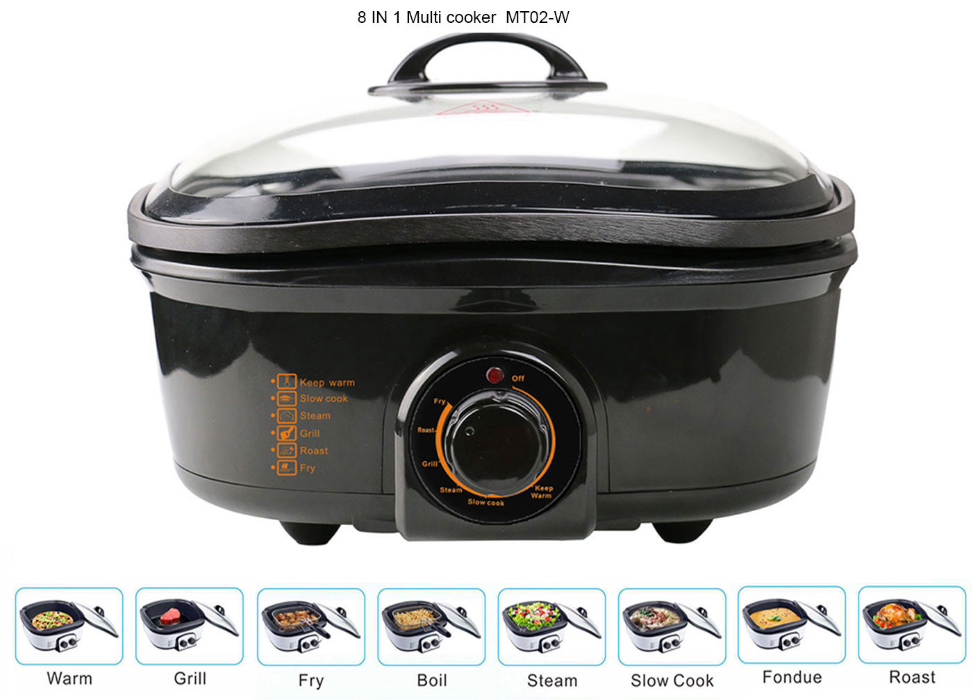 Dishwasher Safe Electric Multi Cooker Healthy Hygeian Eight Culinary Techniques