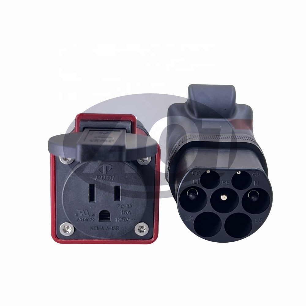 Purpose for replace/repair AOTAI Type2 to America 3pin Plug Adapter EV Adapter Type 2 male to Type B AC Charger eBike Scooter
