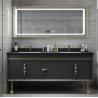 Buy cheap ISO9001 Luminescent Contemporary Bathroom Cabinets Floating Vanity Triangle Corner from wholesalers