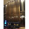 Buy cheap OEM curtain wall panel metal screen stainless steel finish brass color from wholesalers