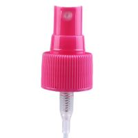 Buy cheap Pink Ribbed Mist Pump Sprayer 24mm Atomiser Spray Cap With Tube product