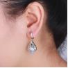 Buy cheap Women Jewelry Rose Gold Blue Chalcedony Dangle Earrings (GDE016) from wholesalers