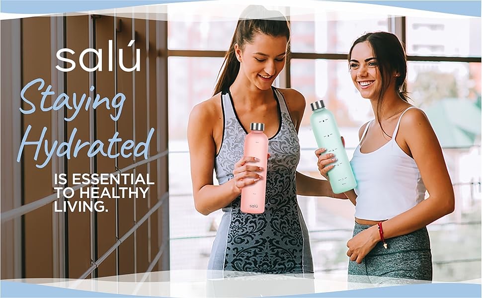 Stylish Gradient Outdoor Large Capacity Sports Frosted Plastic Water Bottle 1 Litre 1000ml Drink Bottle Bpa Free Safe With Copper Lid