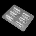 Transparent Pet Fishing Lure Clamshell Packaging With Card Insertion