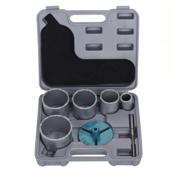 Buy cheap 92HRC 7PC Tungsten Carbide Hole Saw Kit 25mm Cutting Depth For Acoustic Tile from wholesalers