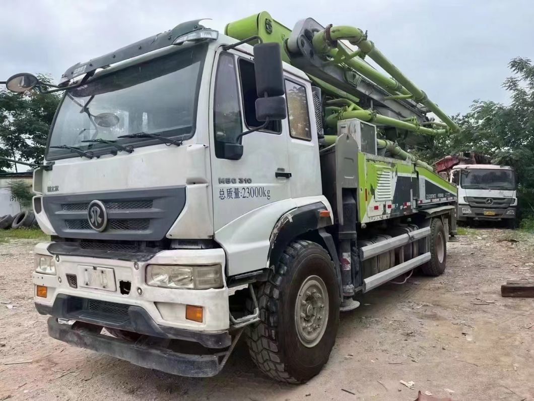 2018 Zoomlion 37m Concrete Pump Truck Construction Machine Mercedes Benz Truck Mounted Pump