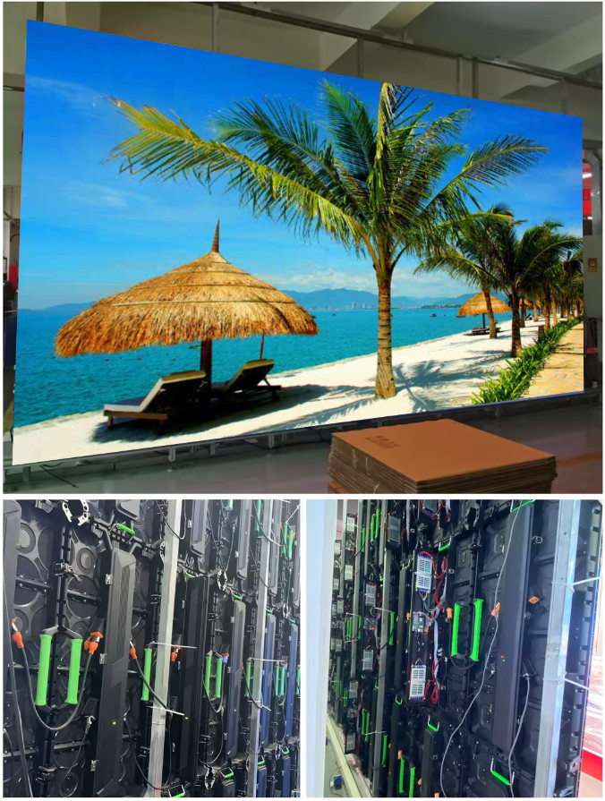 Giant Series 500x500mm Rental LED Sign: 3840Hz Refresh & Removable Power Box for Stunning Visual Impact