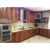 Buy cheap Ancient Solid Wood Kitchen Cabinets , Hanging Kitchen Wall Cabinets With Quartz Stone Countertop from wholesalers