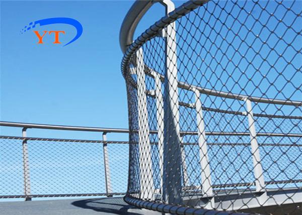 Buy cheap 1.5mm SS316l Stainless Steel Cable Mesh Flexible Infill Customization from wholesalers