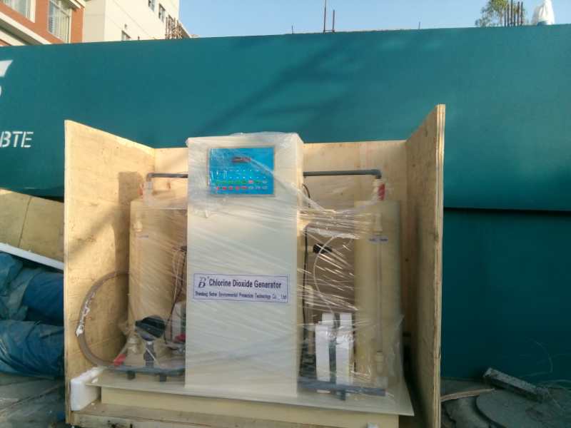 Electrolytic ClO2 Generator for Waste Water Treatment Negative Pressure Function
