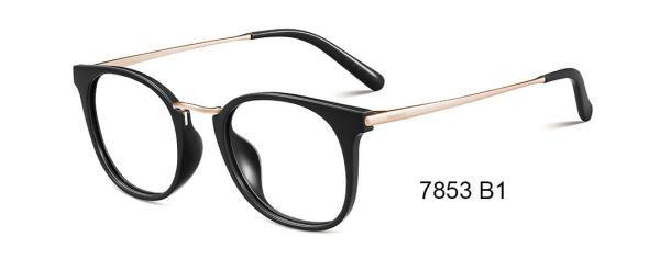 Buy cheap Plastic Flexible Optical Glasses Frames Metal Temple Square Eyeglasses Frames from wholesalers