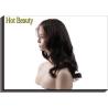 Buy cheap 10" Double Drawn Curly Hair , Medium Brown Full Lace Human Hair Wigs from wholesalers