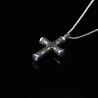Buy cheap Explosive retro stainless steel cast cross zircon punk trendy new pendant from wholesalers
