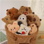 Capybara doll bouquet happiness holiday gift plush cute birthday toy hug bucket