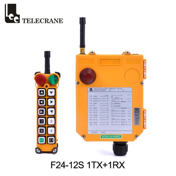 Buy cheap F24-10S Telecrane Remote Control Single Speed 10 Buttons Crane Remotes from wholesalers