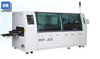 Buy cheap 300mm PCB Lead Free Wave Soldering Machine 320kg Solder Pot RF-3S from wholesalers