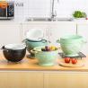 Buy cheap Handheld Rustproof 0.5kg Steel Fruit Basket Powder Coating from wholesalers