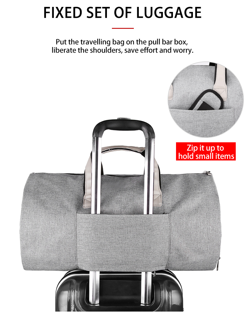 Comfortable Waterproof Folding Travel Duffle Bag Scratch Resistance