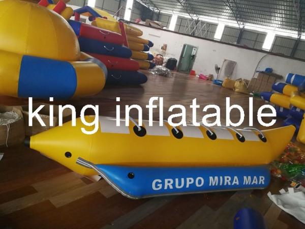 Sea Inflatable Fly Fishing Pontoon Boats For Children And Adult 0.9mm PVC
