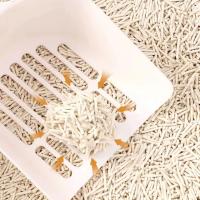 Buy cheap Tofu Flush Kitty Litter Down Toilet Odor Control Cat Litter Sand product