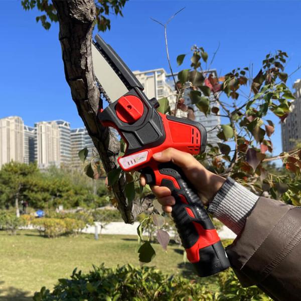 Buy cheap 6inch Mini Electric Battery Power Chain Saw Cordless Li-Ion With Oil Lubrication from wholesalers