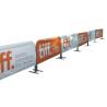 Buy cheap Printable Construction Poly Custom Outdoor Advertising PVC Vinyl Polyester Fabric Fence Mesh Banner from wholesalers