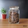 Buy cheap 750ml/25oz Clear Glass Canisters , Large Glass Containers FDA Approved from wholesalers