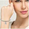 Buy cheap 5mm Sterling Silver Beads Bracelet with 925 Silver Cat Charm 6.5 inches (B120703) from wholesalers