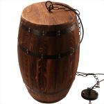 Winery creative restaurant decoration wine barrel light solid wood barrel