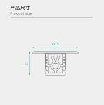 15*11mm ABS Shelf Support Pegs Industrial Furniture Panel Connectors