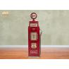 Buy cheap Gas Pump Storage Cabinet Decorative Wooden Cabinet Wood Floor Rack Red Color Floor Cabinet from wholesalers
