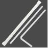 Buy cheap PLA Polylactic Acid Disposable Drinking Straw Compostable Smoothie Straws from wholesalers