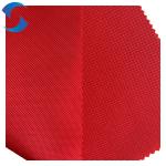 100Polyester 400D Oxford Fabric Red PU Coated Waterproof Ripstop Fabric For Tent