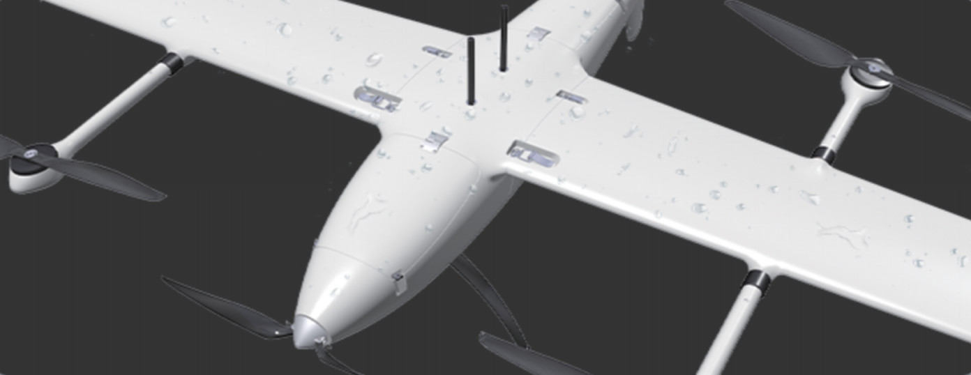 CP15 Electric VTOL UAV has 70km/h cruising speed and 30km control radius with 5.0kg maximum load weight.