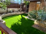 Good Stiffness 1.75'' Tennis Synthetic Grass For Garden Balcony