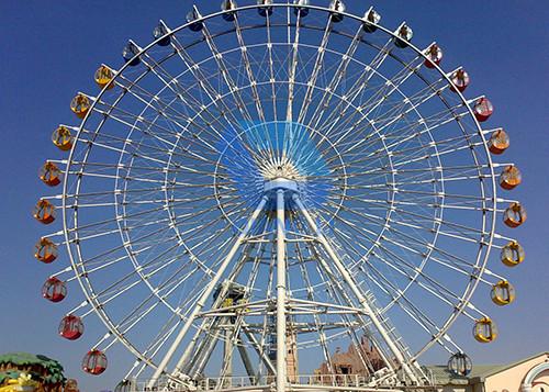Buy cheap 65m Amusement Park Ferris Wheel 4p/Cabin Color Customized Grand Ferris Wheel from wholesalers