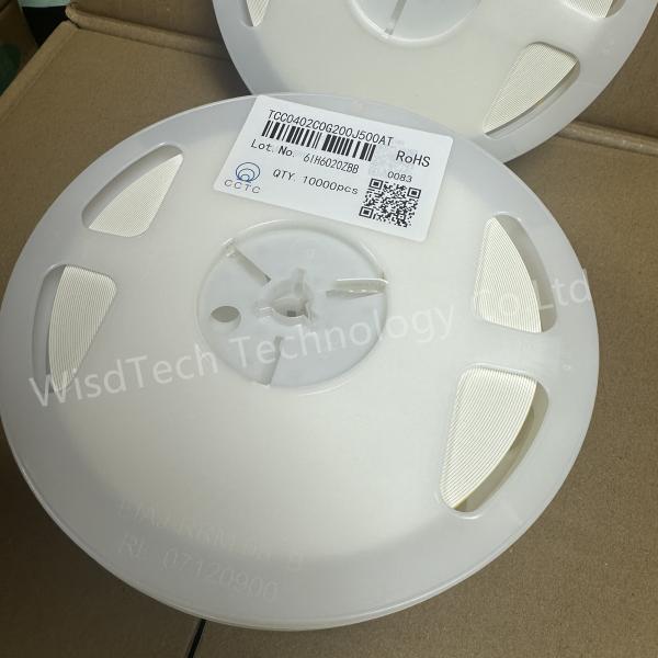Buy cheap Ceramic Capacitors TCC0402COG221J500AT Multilayer chip ceramic capacitors CCTC 0402 COG 221 50V SMD capacitor MLCC from wholesalers